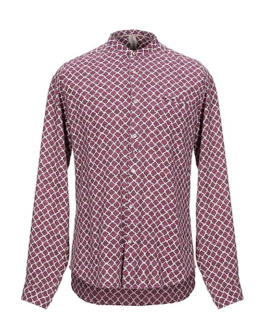DNL Patterned shirt Garnet 60% Cotton, 40% Viscose