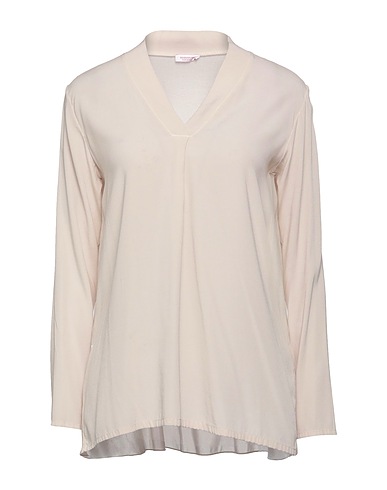 ROSSOPURO Top Beige 94% Silk, 6% Elastane