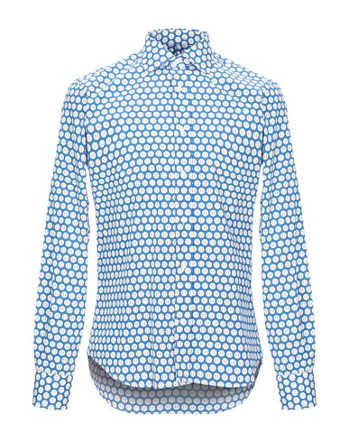 Click to view more detailed imagery on our partner's website Luchino Camicie Patterned Shirt In Blue