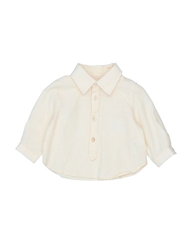 BABE & TESS Solid color shirt Beige 100% Cotton