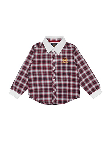 LA MARTINA Patterned shirt Red 100% Cotton