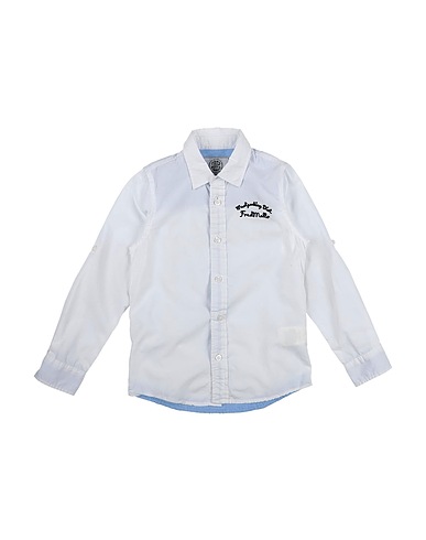 FRED MELLO Solid color shirt White 100% Cotton