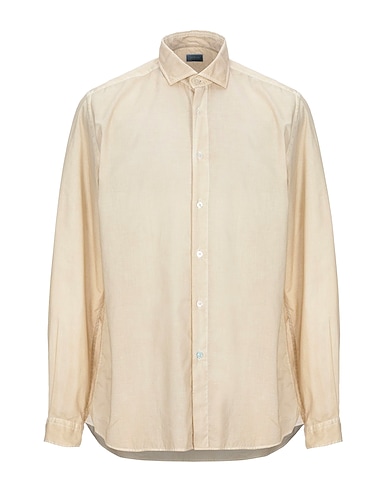AT.P.CO Solid color shirt Beige 100% Cotton