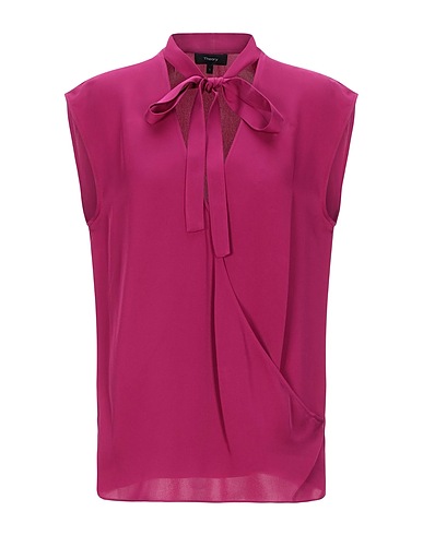 THEORY Evening top Magenta 100% Silk