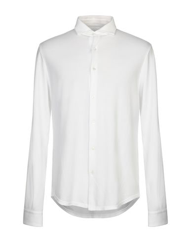 Fedeli Solid Color Shirt In White