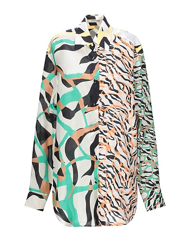 ROBERTO CAVALLI Patterned shirts & blouses Green 100% Silk