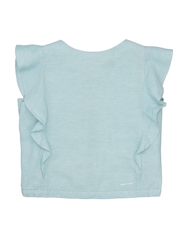ARMANI EXCHANGE Top Celeste 55% Lino, 45% Cotone