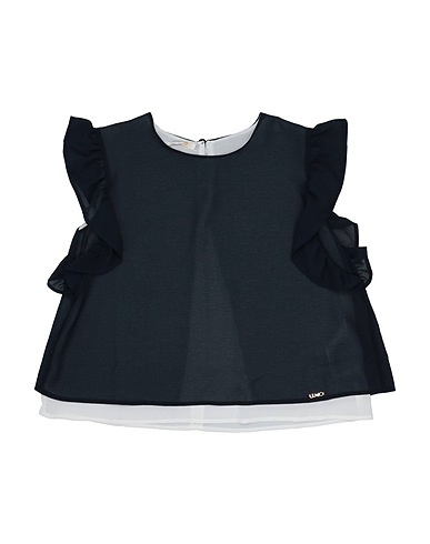 LIU •JO 탑 미드나잇 블루 100% 폴리에스테르