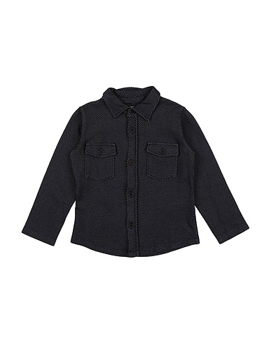 DOUUOD Patterned shirt Midnight blue 91% Cotton, 9% Polyamide