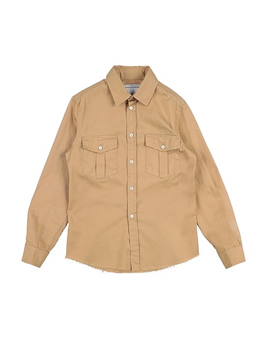 WHITE SAND Camicia tinta unita Sabbia 100% Cotone
