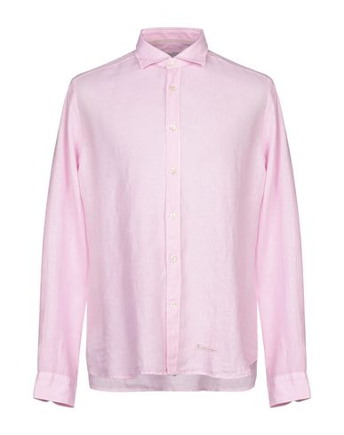 Click to view more detailed imagery on our partner's website Tintoria Mattei 954 Linen Shirt In Pink