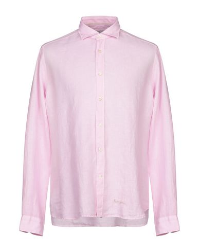 Tintoria Mattei 954 Linen Shirt In Pink