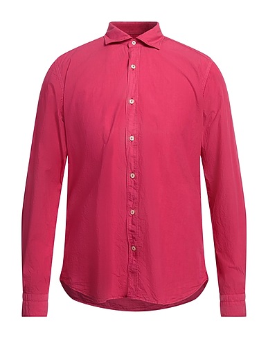TINTORIA MATTEI 954 Solid colour shirt Magenta 100% Cotton