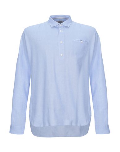 Click to view more detailed imagery on our partner's website Tintoria Mattei 954 Solid Color Shirt In Blue