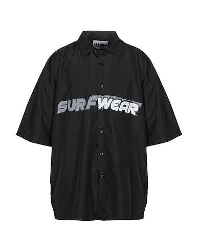 M1992 Solid color shirt Black 100% Polyester