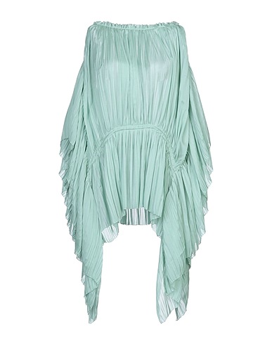 ALBERTA FERRETTI Top Verde chiaro 76% Poliestere, 24% Seta
