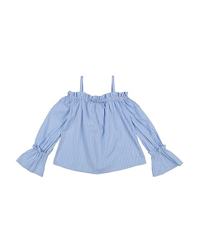 PATRIZIA PEPE Top Sky blue 100% Cotton