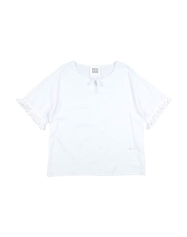 DOUUOD Top Bianco 100% Cotone