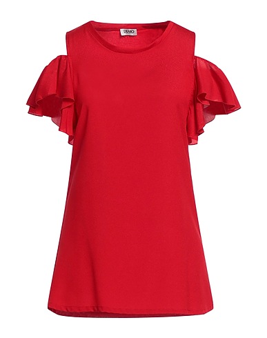 LIU •JO Top Bordeaux 100% Poliestere, Viscosa, Elastan