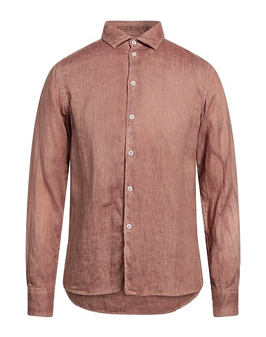 FRADI Camicia in lino Marrone 100% Lino