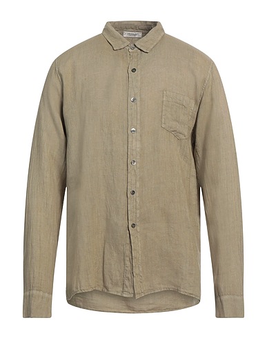 CROSSLEY Linen shirt Military green 100% Linen