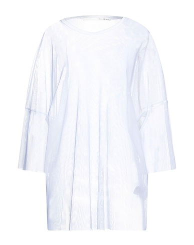 ISABEL BENENATO Top Ivory 84% Polyamide, 16% Elastane, Cotton