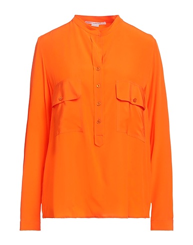 STELLA McCARTNEY 실크 탑 오렌지 100% 실크