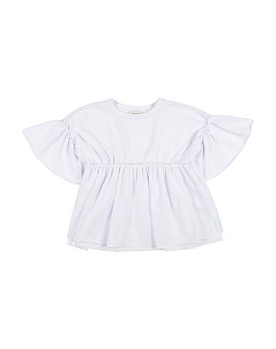 TWINSET Top White 95% Cotton, 5% Elastane