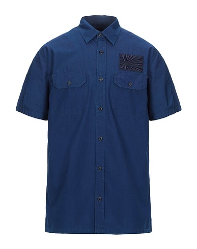 EDWIN Camisa lisa Azul noche 100% Algodón