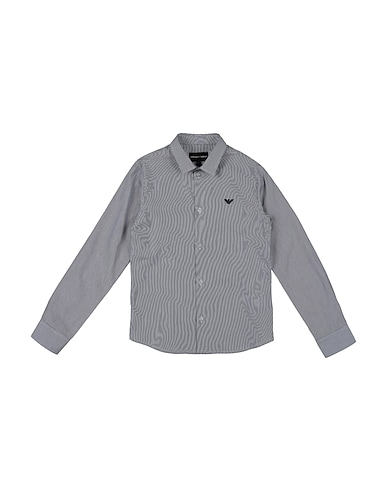 EMPORIO ARMANI Εμπριμέ πουκάμισο Ναυτικό μπλε 100% Βαμβάκι