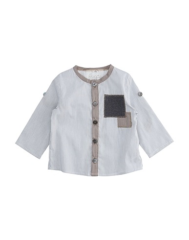 FRUGOO Patterned shirts & blouses White 68% Cotton, 30% Polyamide, 2% Elastane