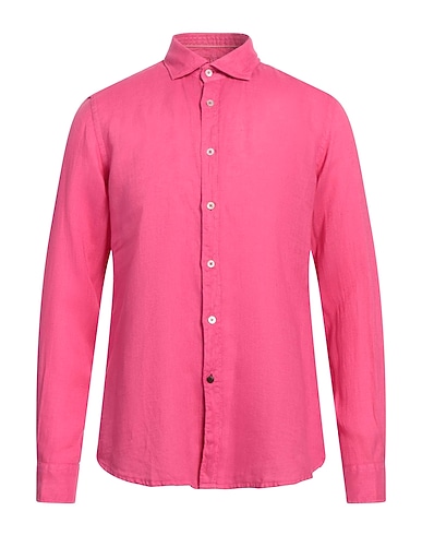 ALLEY DOCKS 963 Linen shirt Fuchsia 100% Linen