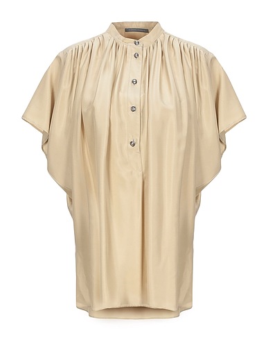 ALBERTA FERRETTI Silk top Beige 100% Silk