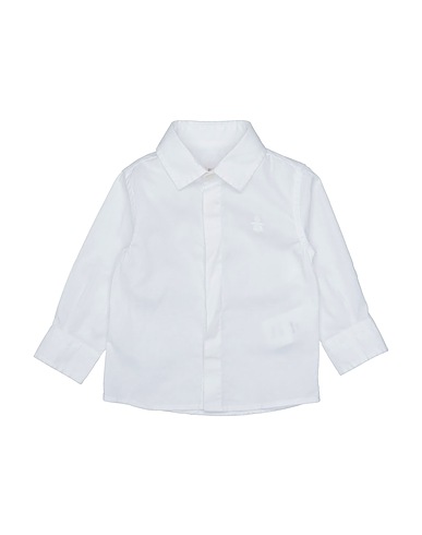 LE BEBÉ Solid colour shirt White 96% Cotton, 4% Elastane