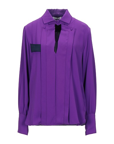 WEILI ZHENG Top Viola 100% Poliestere