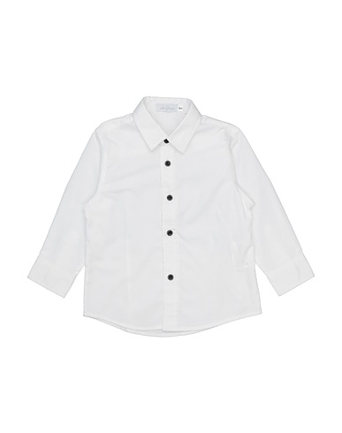 LES GAMINS Solid colour shirt White 100% Cotton
