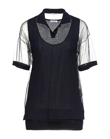 P.A.R.O.S.H. Top Blu notte 100% Poliammide, Cotone