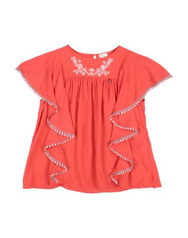 Shop Elisabetta Franchi Toddler Girl Top Orange Size 6 Viscose