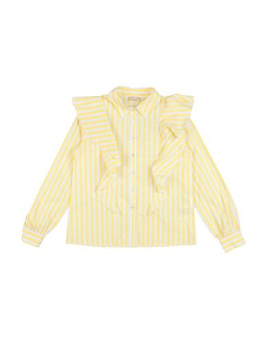 Elisabetta Franchi Kids' Patterned Shirts & Blouses In Yellow