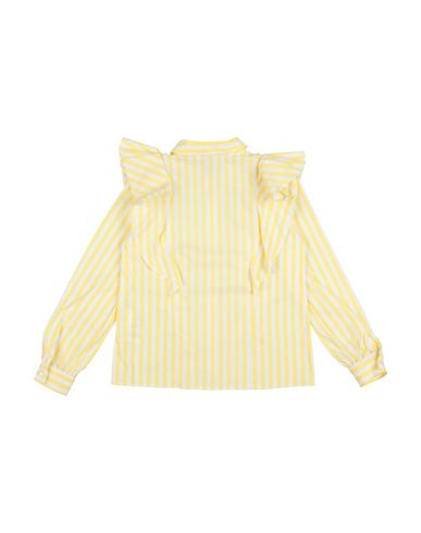 Elisabetta Franchi Toddler Girl Shirt Yellow Size 6 Cotton, Polyester In Yellow