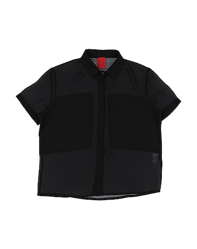 JIJIL JOLIE Solid color shirts & blouses Black 100% Polyester