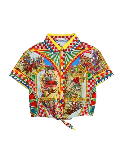 DOLCE&GABBANA Patterned shirts & blouses 100% Cotton