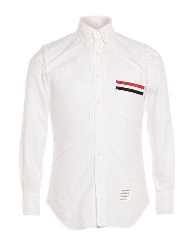 Thom Browne Solid Color Shirt In White