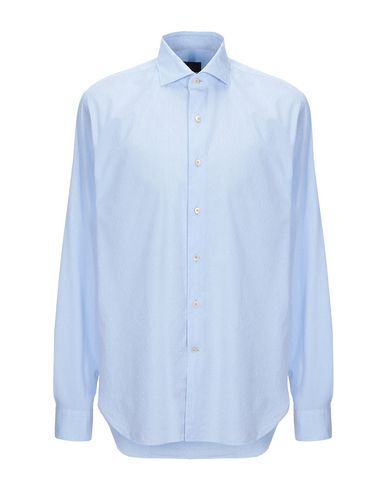 ALESSANDRO GHERARDI ALESSANDRO GHERARDI MAN SHIRT SKY BLUE SIZE 15 ½ COTTON