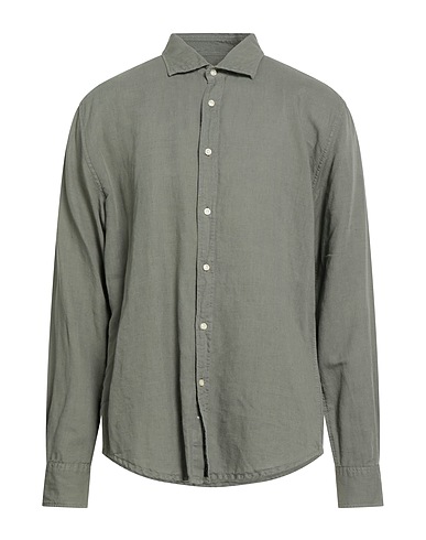 DEPERLU Solid colour shirt 60% Linen, 40% Cotton