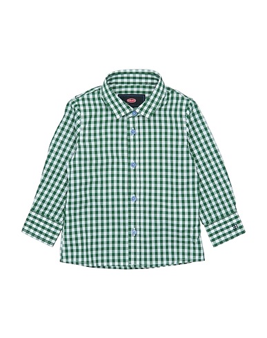 BUGATTI Patterned shirt Green 100% Cotton