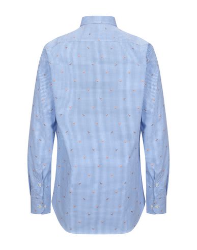 Etro Checked Shirt In Azure