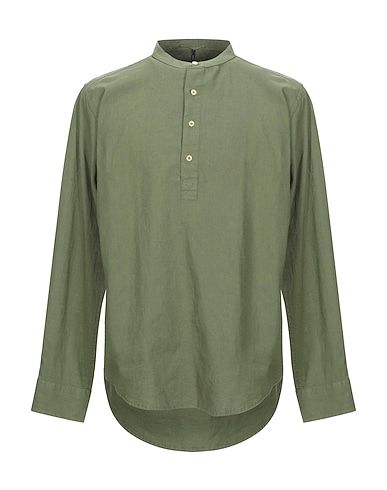 IMPURE Linen shirt Military green 55% Linen, 45% Cotton