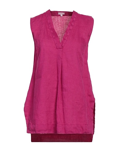 ROSSOPURO Top Fuchsia 100% Linen