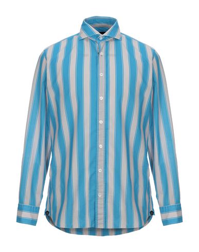 Lardini Striped Shirt In Blue